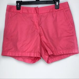 J Crew 5” Chino Shorts Pink